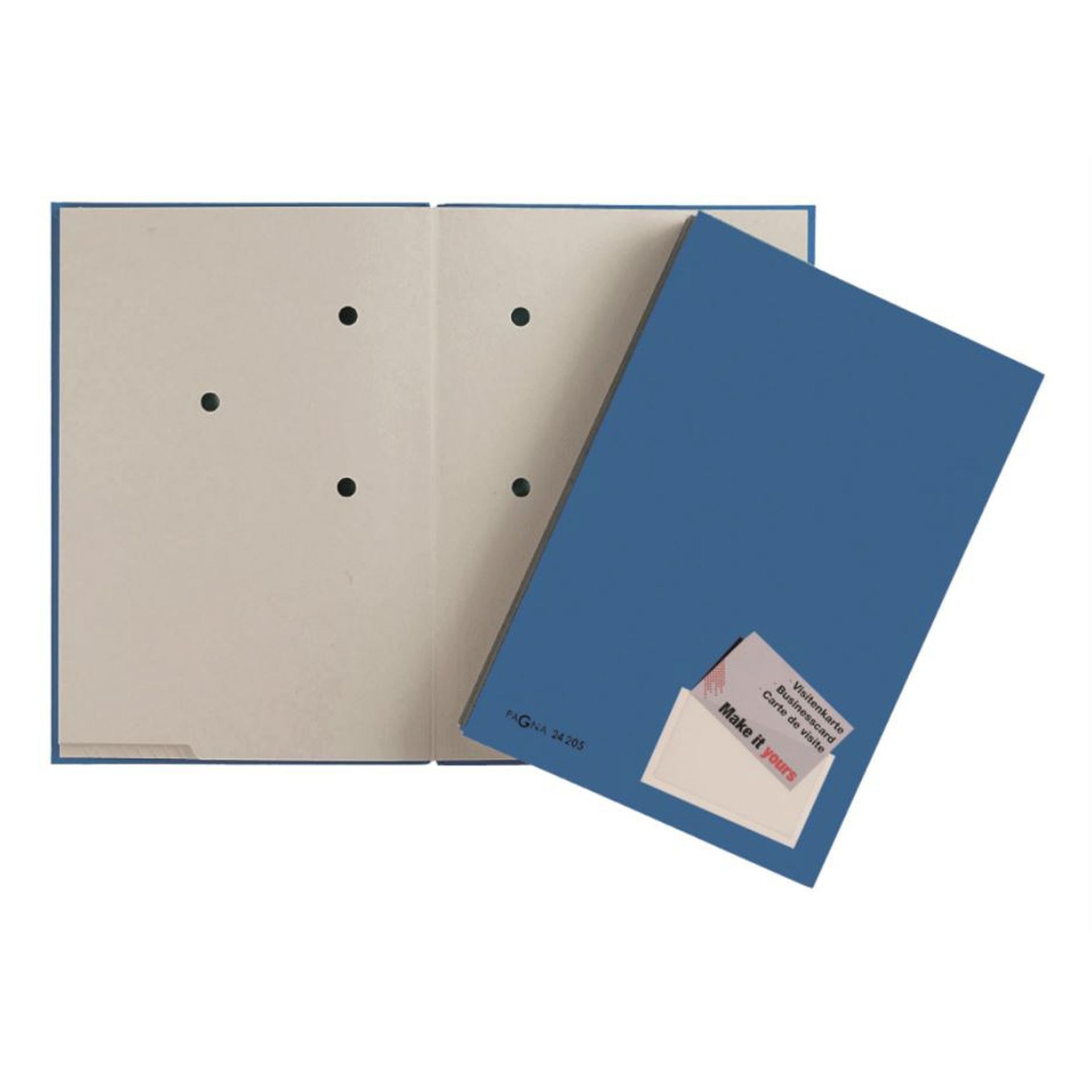 Unterschriftsmappe 20Fächer blau