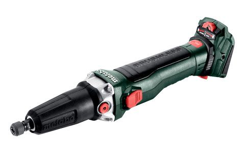 Akku-Geradschleifer solo GVB18 LTX BL 11-28 Metaboohne Akku ohne Ladegerät metaBOX
