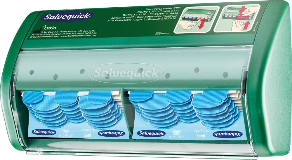SALVEQUICK Pflasterspend.detektierbar,2x35Pflaster