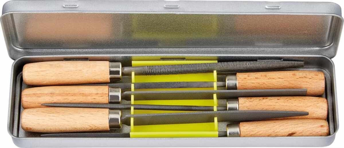 Schlüsselfeilen-Satz 100 mm Hieb 2 in MetallboxFORTIS