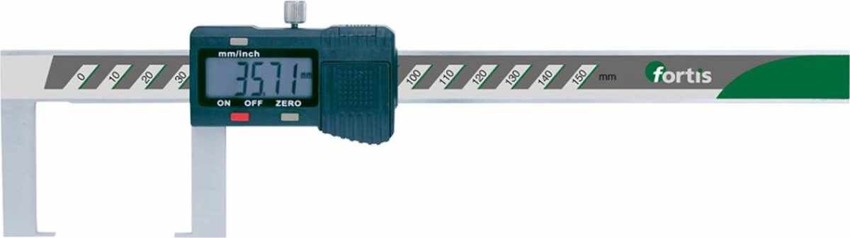 Messschieber Nuten digital 150/0,01 mm FORTIS