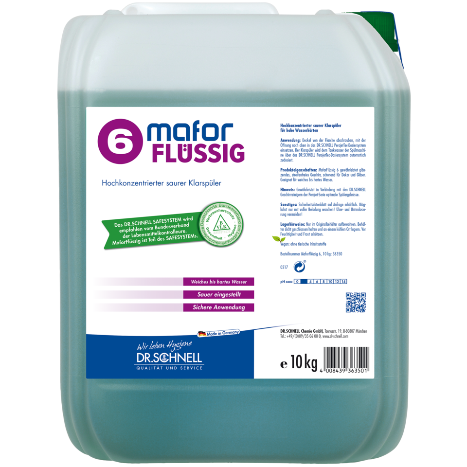 MAFOR FLÜSSIG 6 Kanister SAFE 10 kg