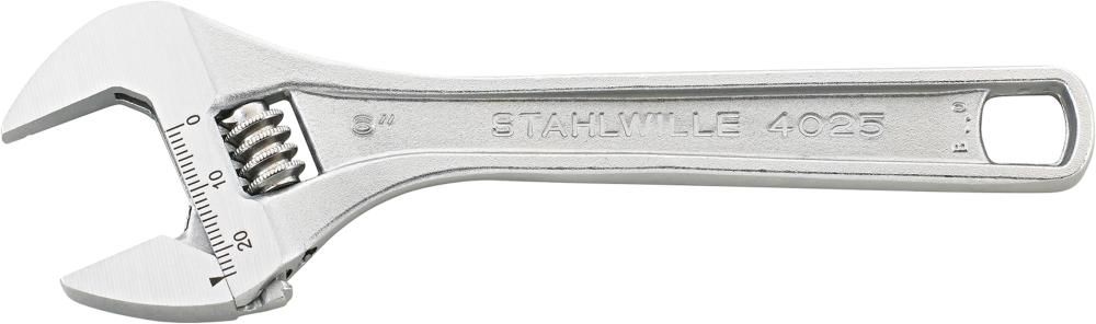 Rollgabelschlüssel 6" 159mm verchromt Stahlwille