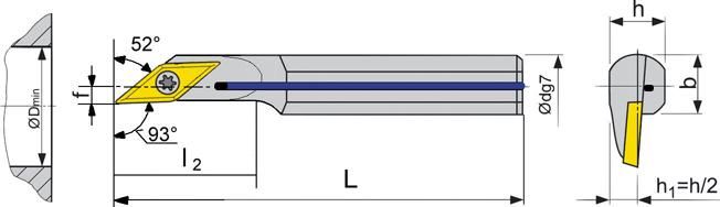 ISO-Bohrstange A16M SVJCR 11 FORMAT