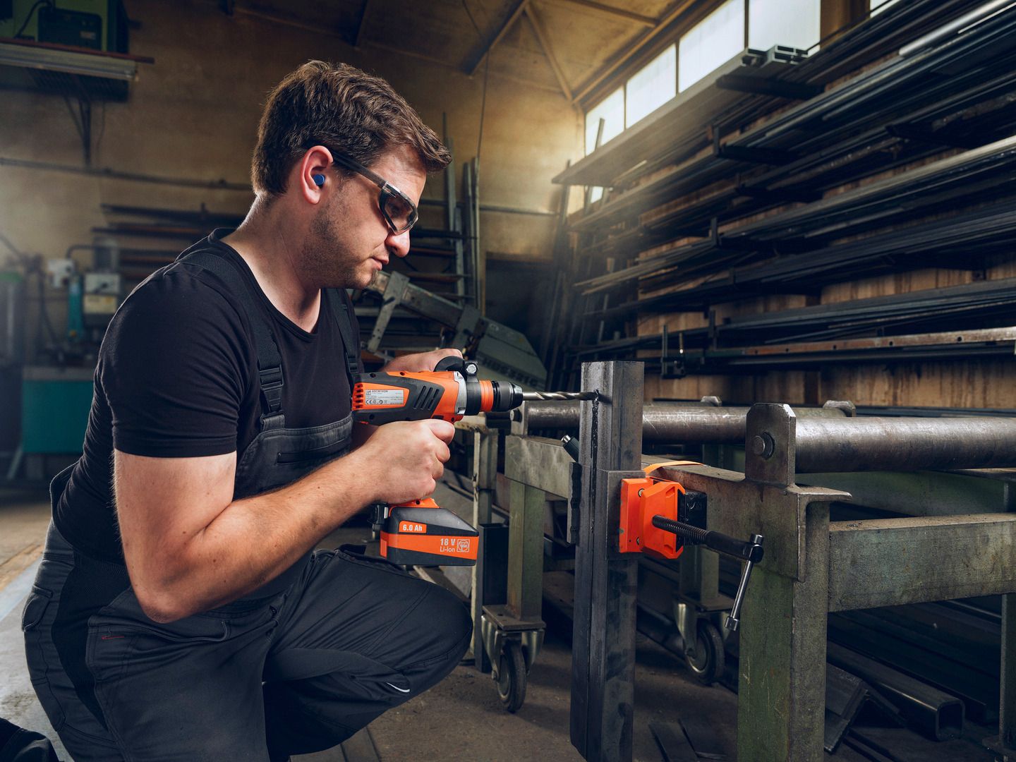 Magnetschraubstock mit Backenbreite von 100 mm  FEIN VersaMAG Schraubstock Set
