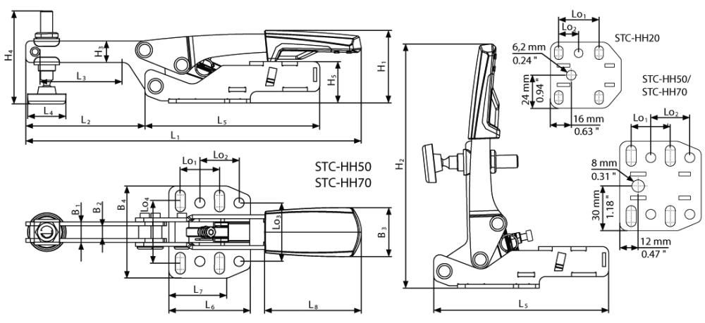 Bessey Waagrechtspanner STC-HH50
