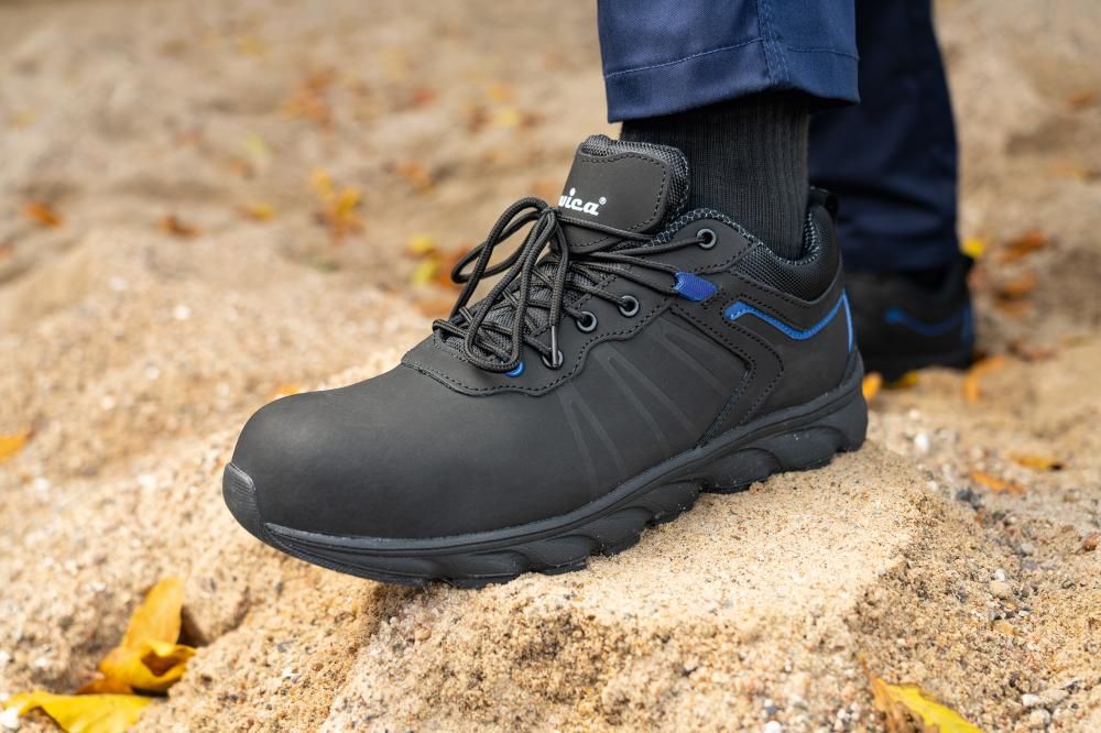Halbschuh VEZZO Schwarz, Blau, S3 SRC Gr.39 WICA