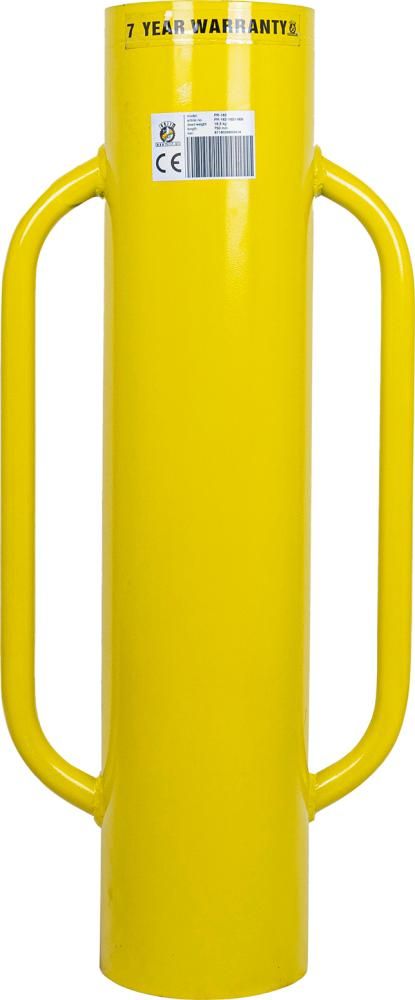 Pfostenramme, "Headbanger 162" Pulverlackiert Gelb