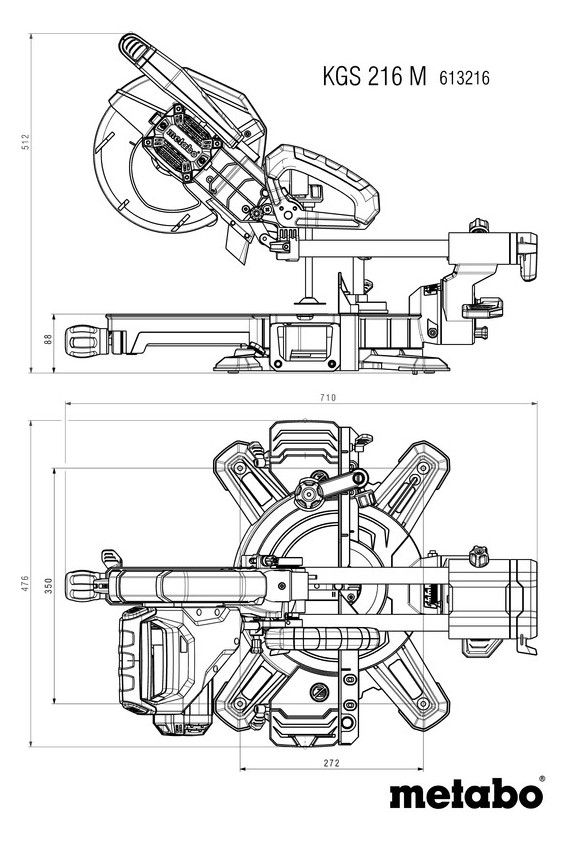 METABO Kapp- & Gehrungssäge, 230V