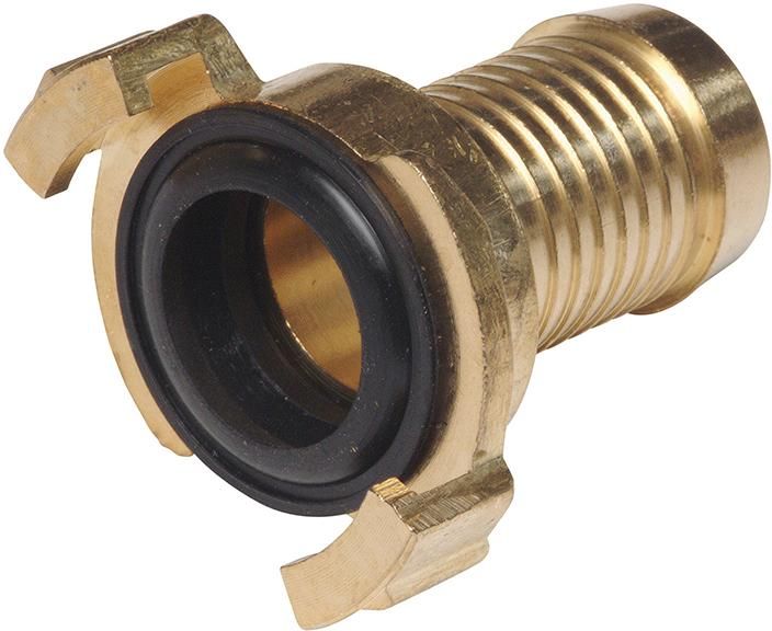 Schlauchst. Schnellkuplg.mit Tülle 1 1/4" Messing