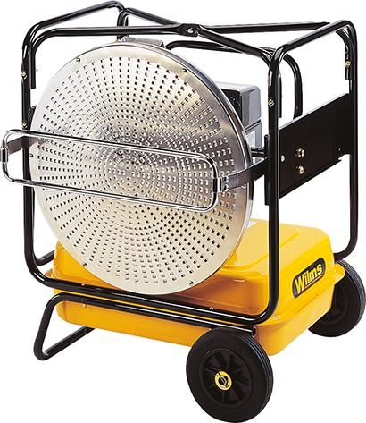 Infrarot Ölheizer MiniVal32,5 kW 230 V interner Tank 35 Liter Wilms