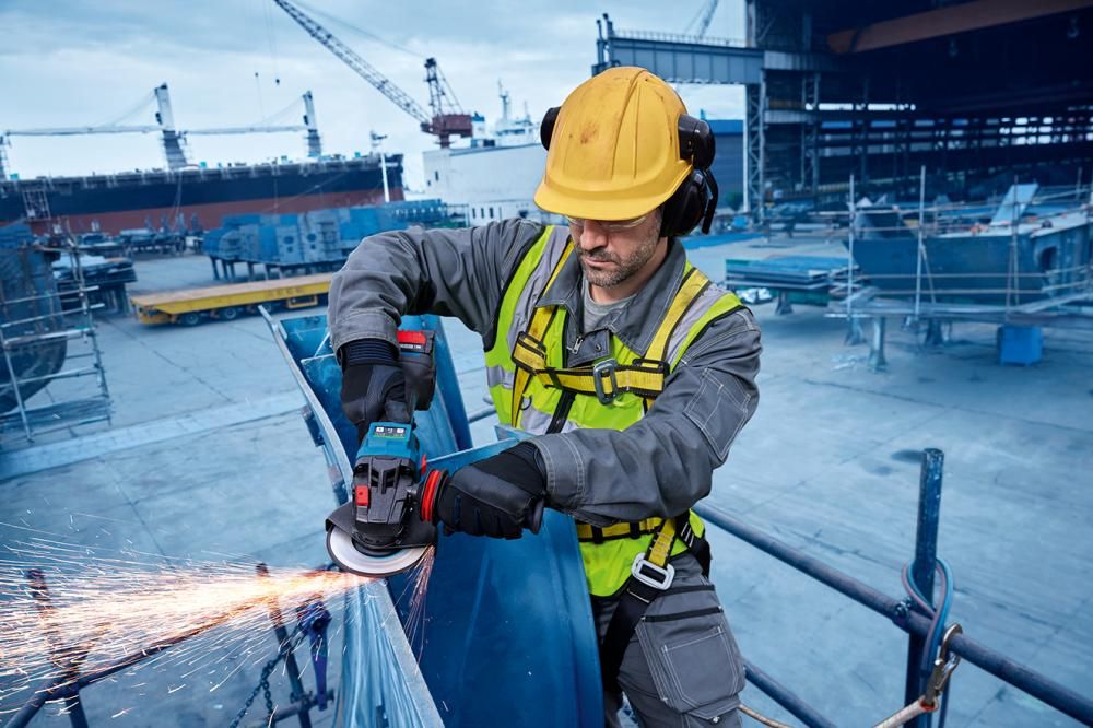 Akku-EXPERT-Winkelschl. EXWS18V-15S ohne Akku ohne Ladegerät L-Boxx