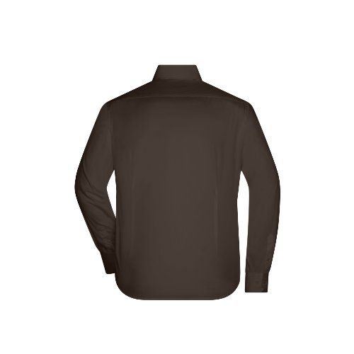 James & Nicholson JN193 Herren-Hemd, Braun, Gr. L