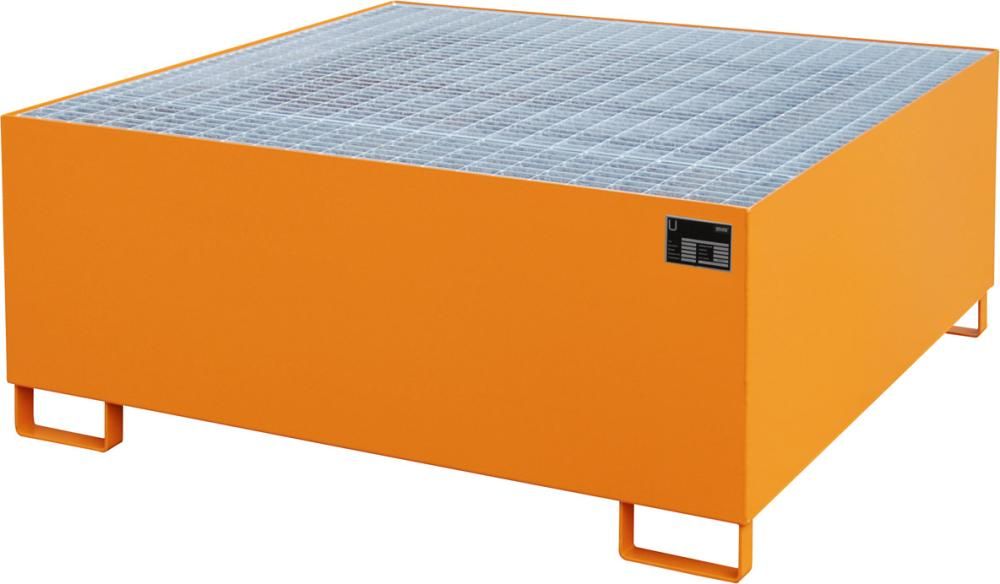 Auffangwanne AW 1000 lackiert orange RAL 2000