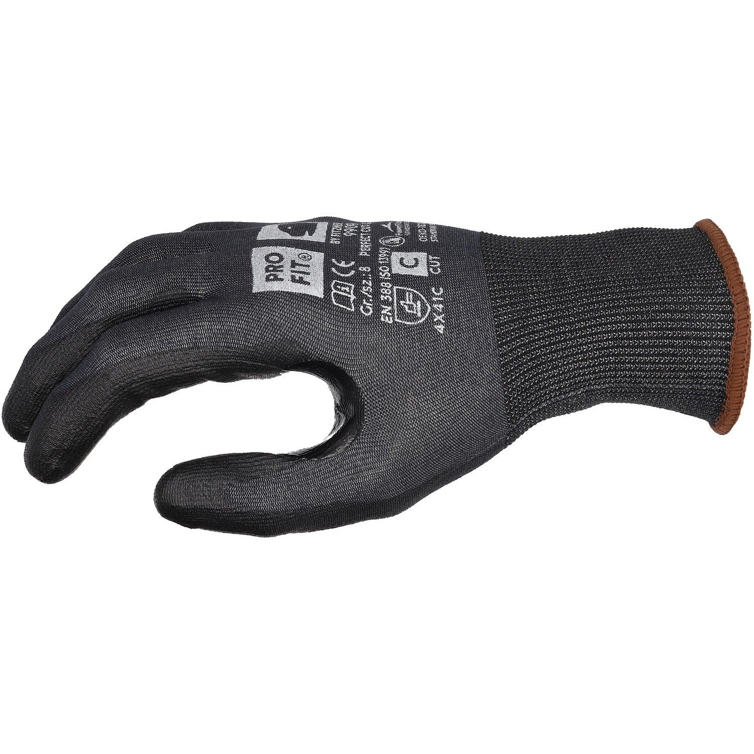PU Schnittschutzhandschuh,"Perfect Cut C", schwarz 10