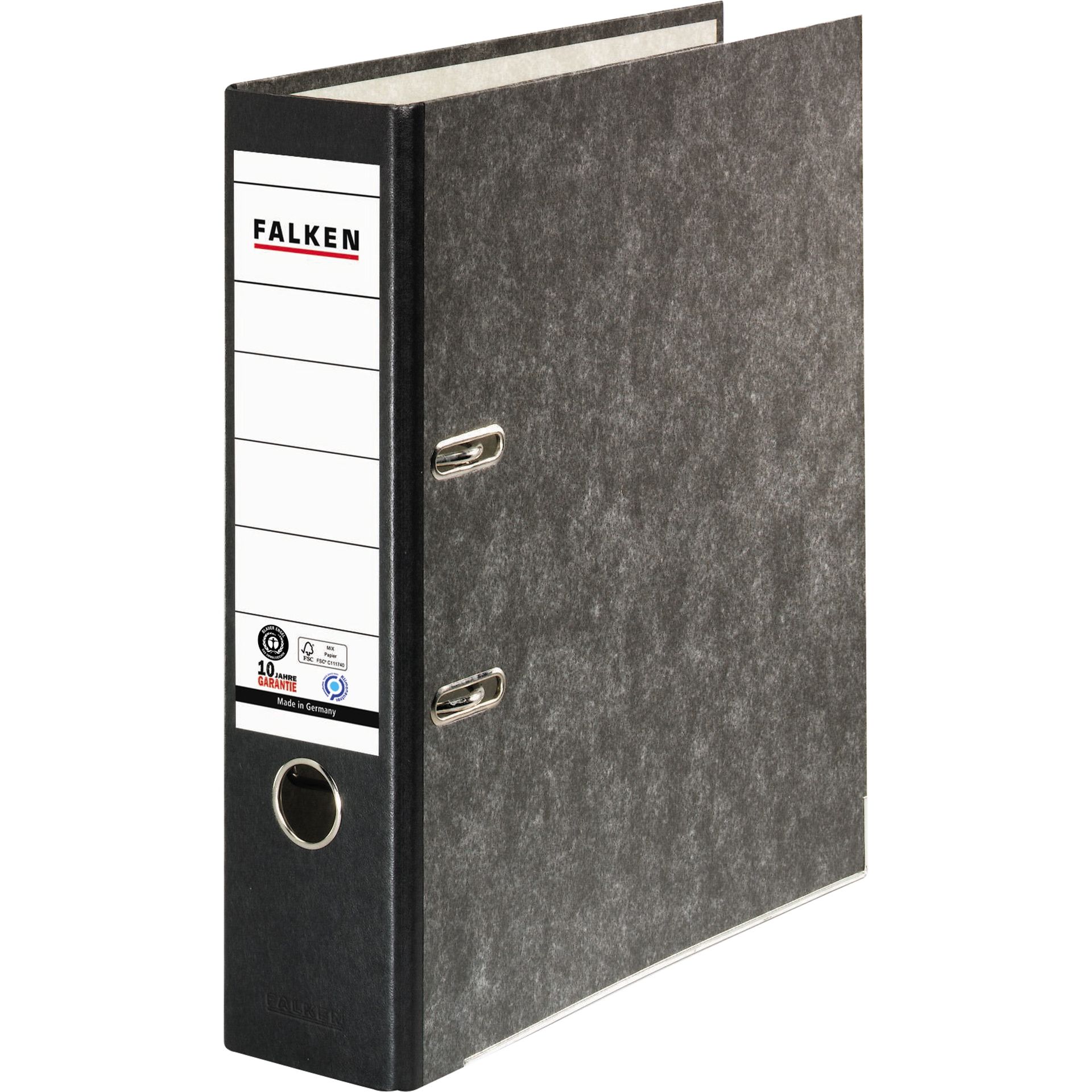 Ordner S80 DIN A4 80mm RC Pappe schwarz