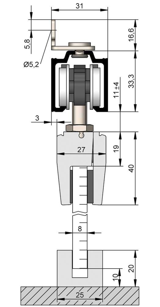 HELM 53 Set 1-flg.f.8mm ESG bis 50 kg