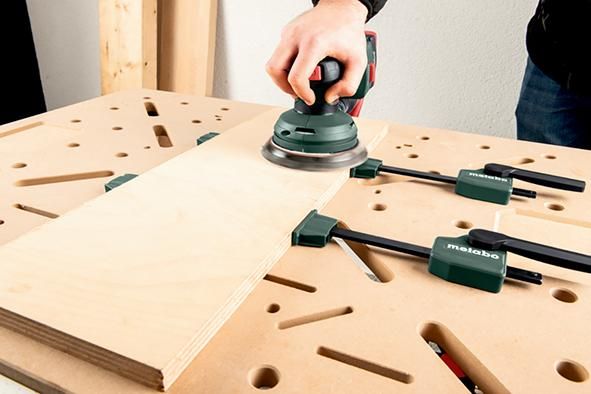 Zubeh.Multifunktionstisch2 Waagrecht Spanner MWB Metabo