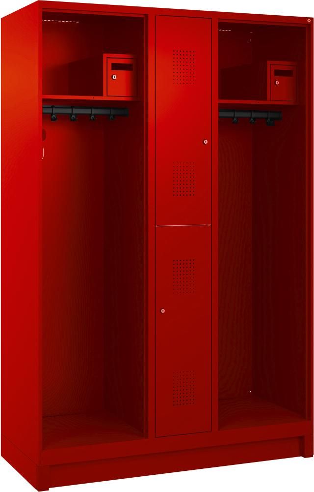 Feuerwehrspinde MAXI 100mm Sockel 200mm RAL 3000/3000 B1200xT500XH1950mm