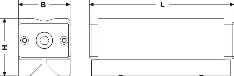 Magnetspannblock Paar 143x64x71mm FLAIG