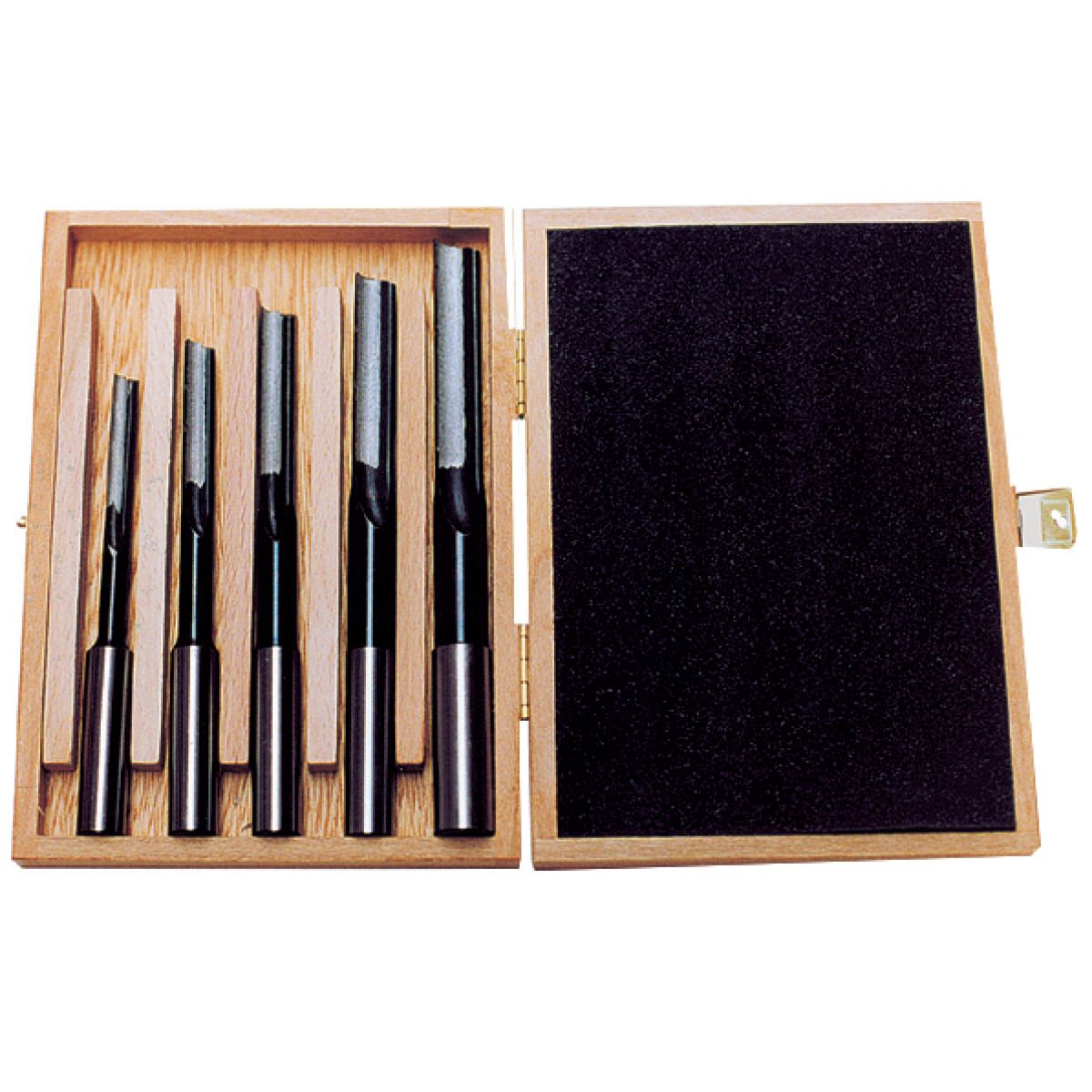 Langlochbohrer-Set Holzkraft 5-teilig, linksdrehend