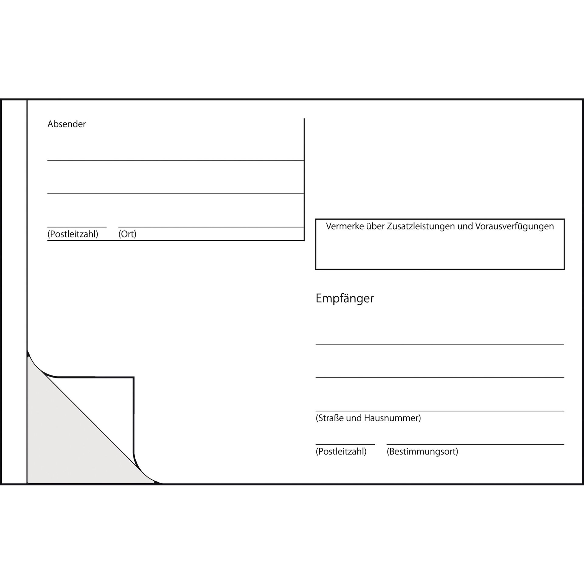 Adressaufkleber DIN A6 quer sk Papier 100 St./Pack.