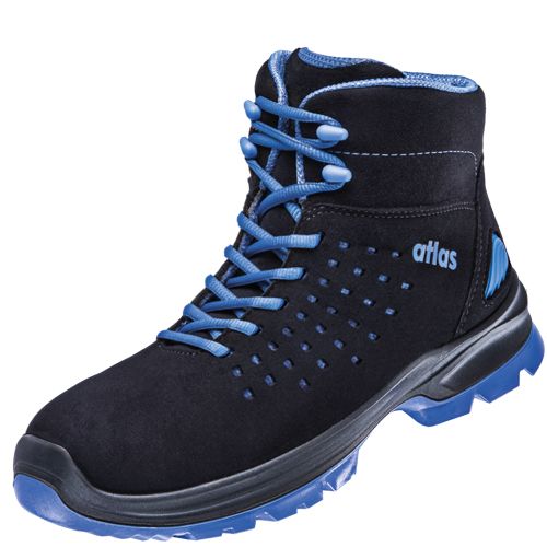 Atlas SL 82 Sicherheitsstiefel Mid S1 ESD, Schwarz, Gr. 47, Weite 10