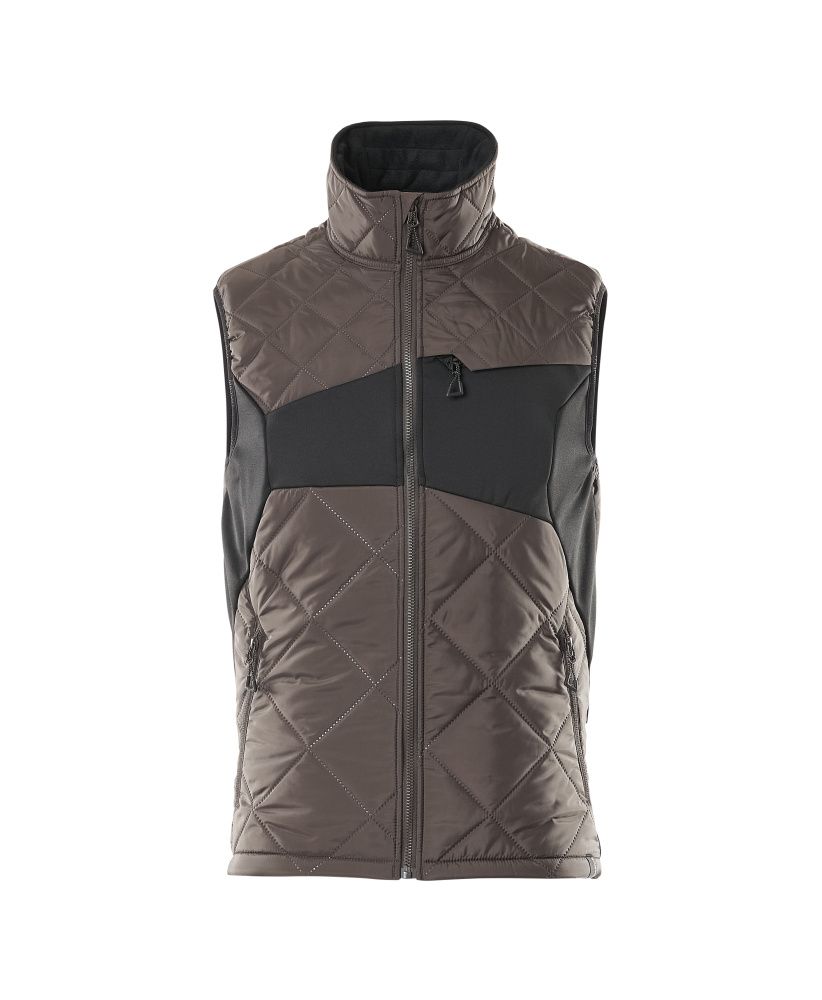 Thermoweste Dunkelanthrazit/Schwarz, 3XL