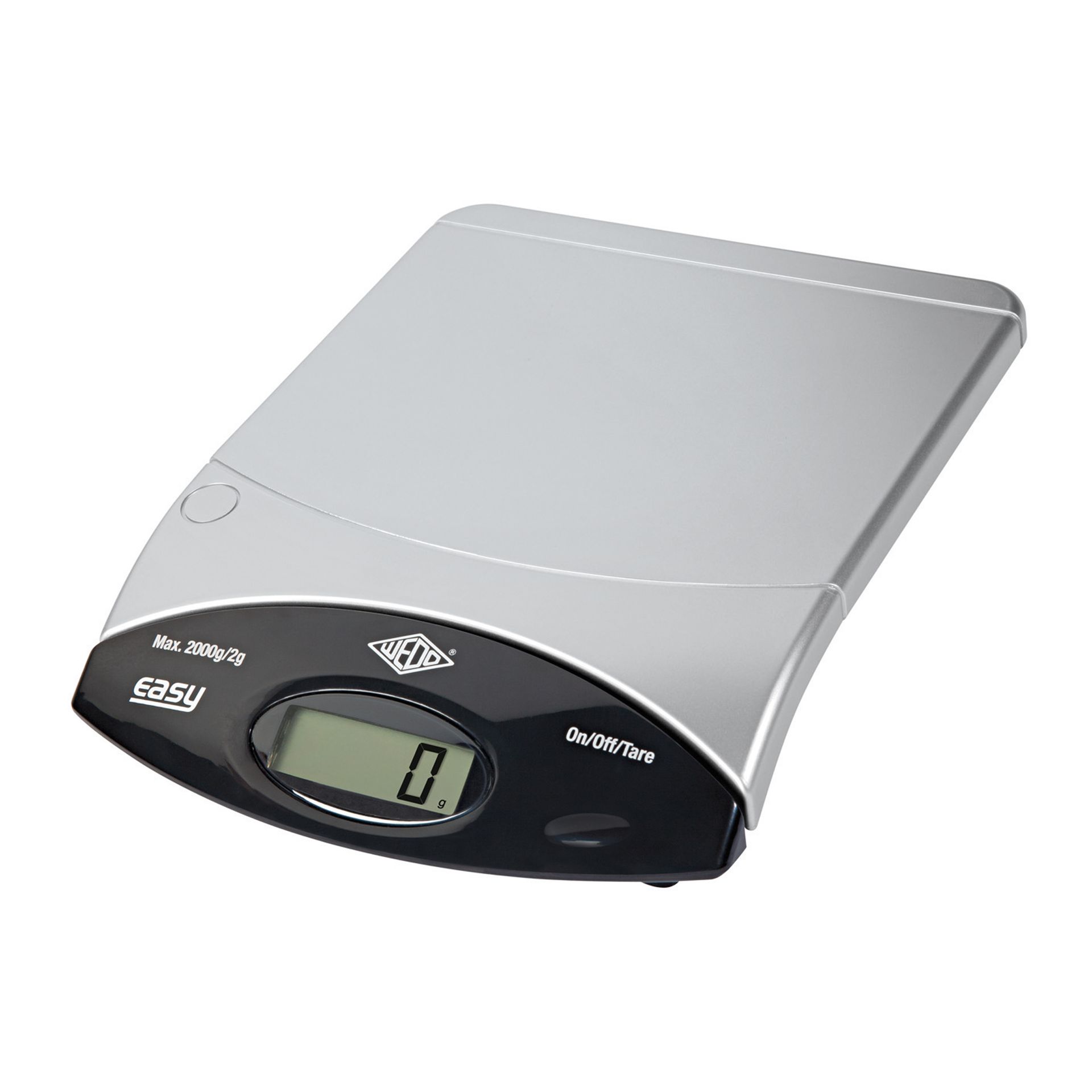Briefwaage Easy Batterie 2kg schwarz/silber