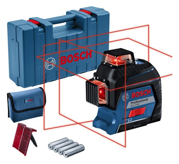 BOSCH Kreuzlinienlaserset, IP54