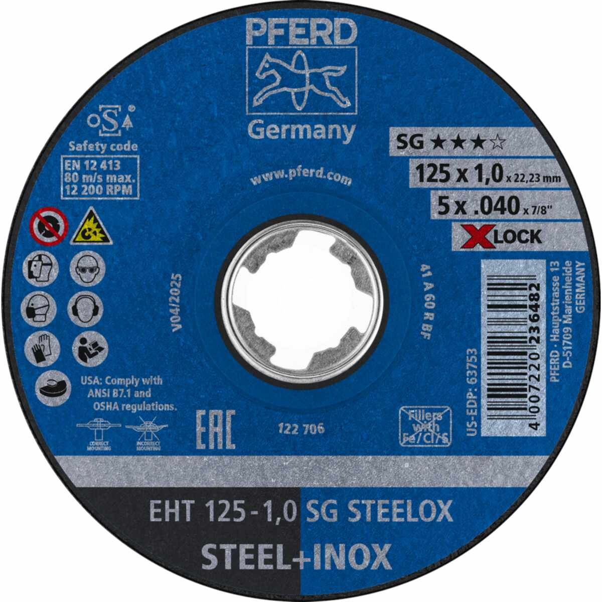 Trennscheibe 125mm Inox
