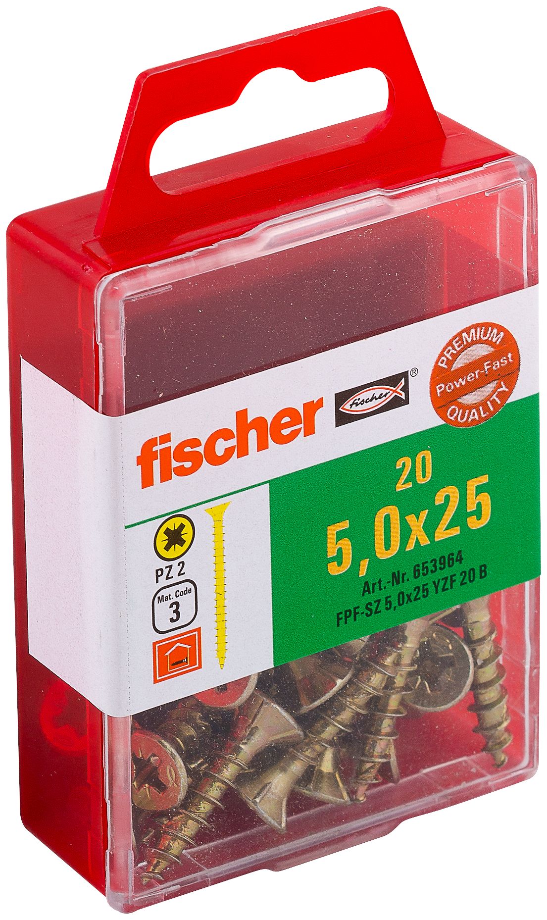 PowerFast 5,0x25 SK PZ VG gevz (20) B