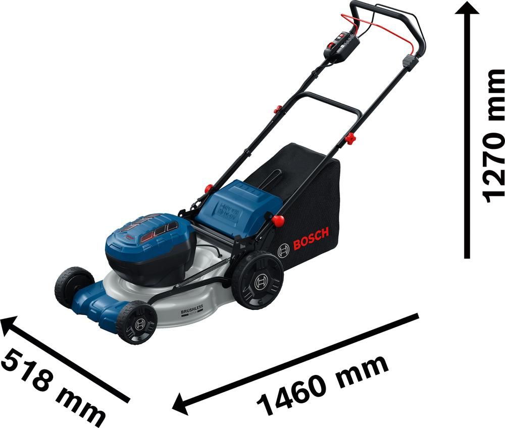 Akku-Rasenmäher GRA18V2-46 SP ohne Akku ohne Ladegerät Karton