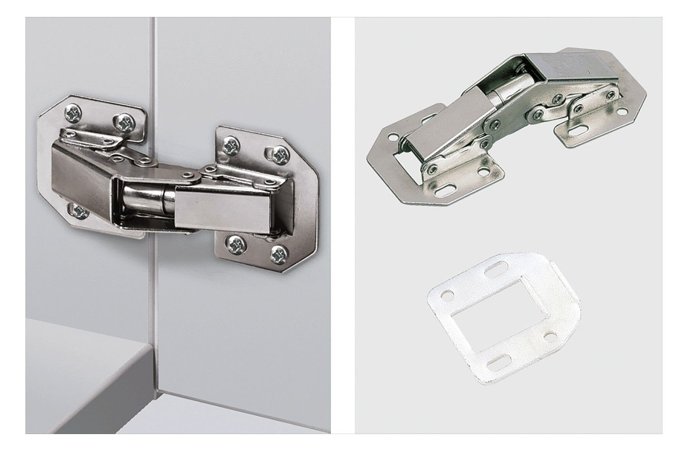HETTICH Aufschraubscharnier mit Feder 90°