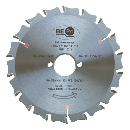 BEPO HW-Sägeblatt zu FFS 150