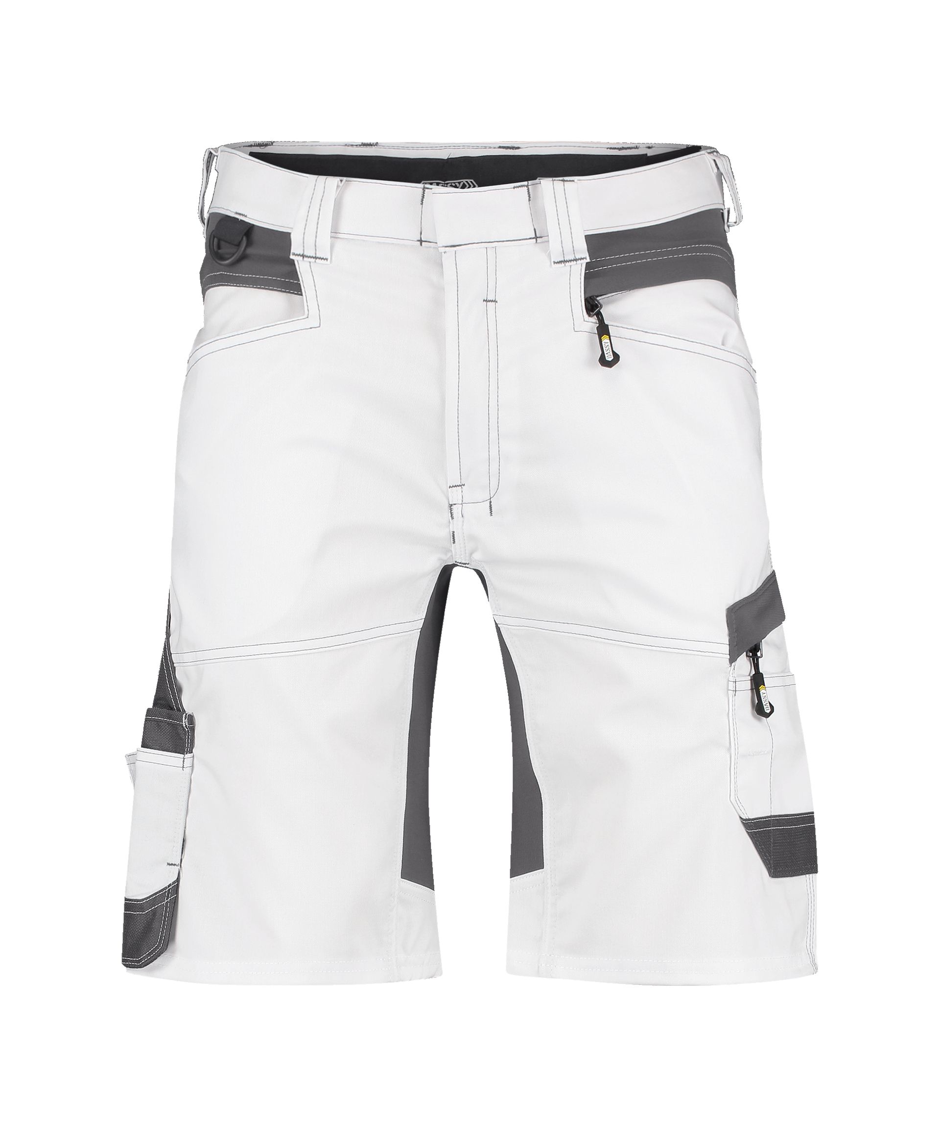 DASSY® Axis Painters - Stretch-Malershorts - weiß/anthrazitgrau, Gr. 42