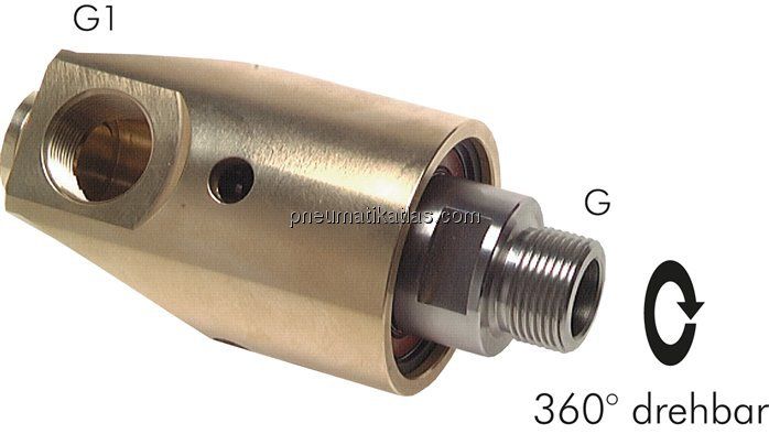Drehdurchführung G 1/4", Welle G 1/4"