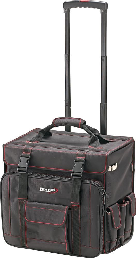 Werkzeugtasche mit Rollen und Teleskopgriff 460x340x450mm Nylon FORMAT