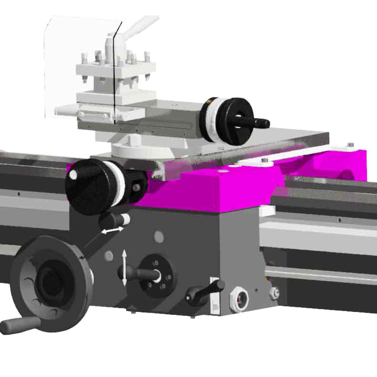 Leit- und Zugspindeldrehmaschine Optimum OPTIturn TM 3110VB