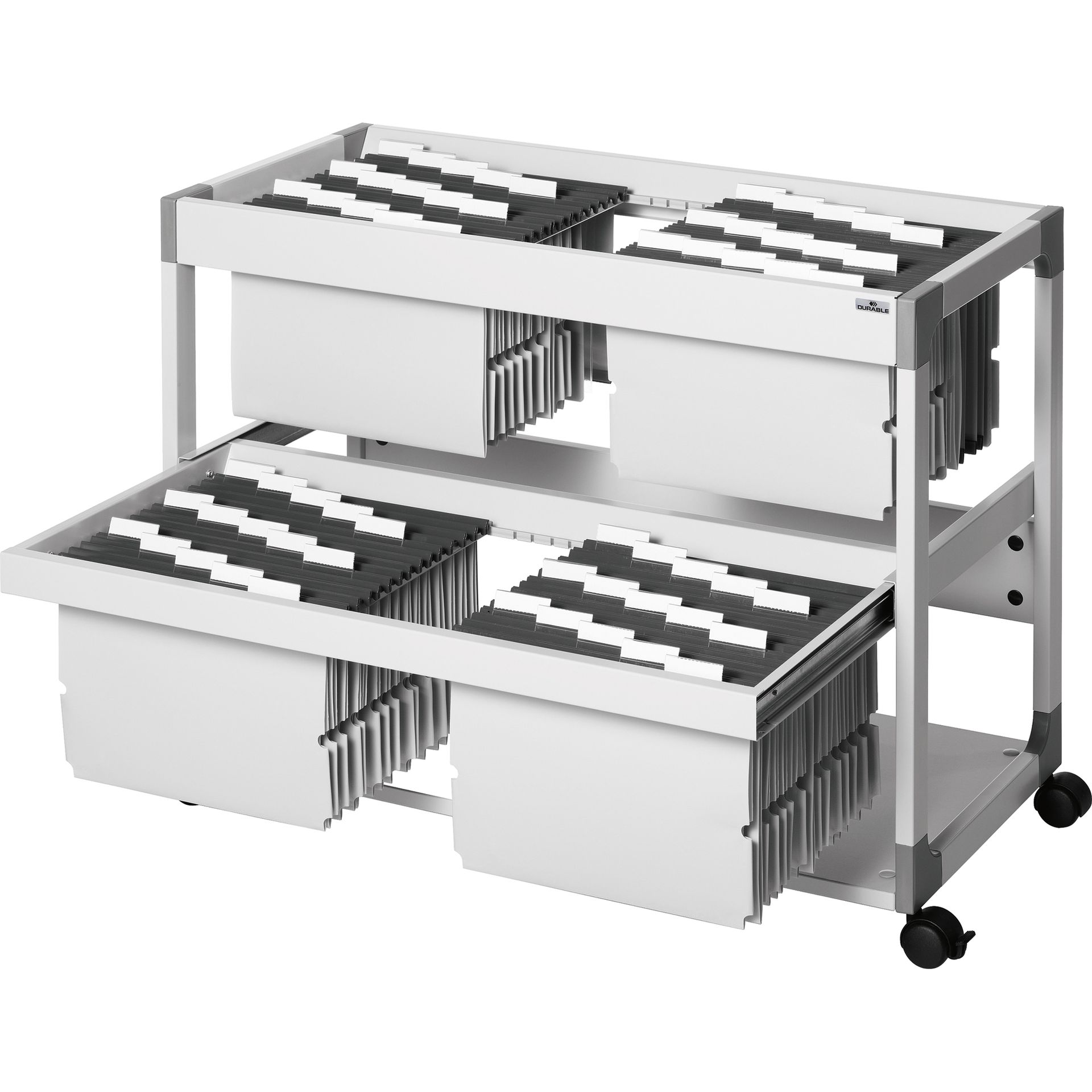 Hängemappenwagen TROLLEY 200 MULTI DUO lichtgrau
