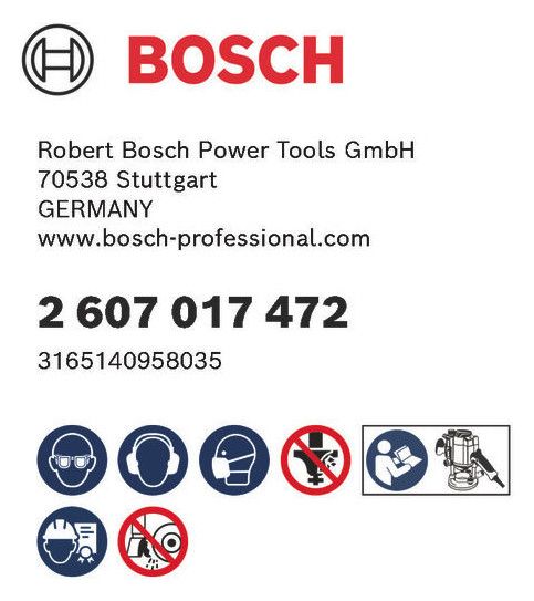 BOSCH Fräsersatz