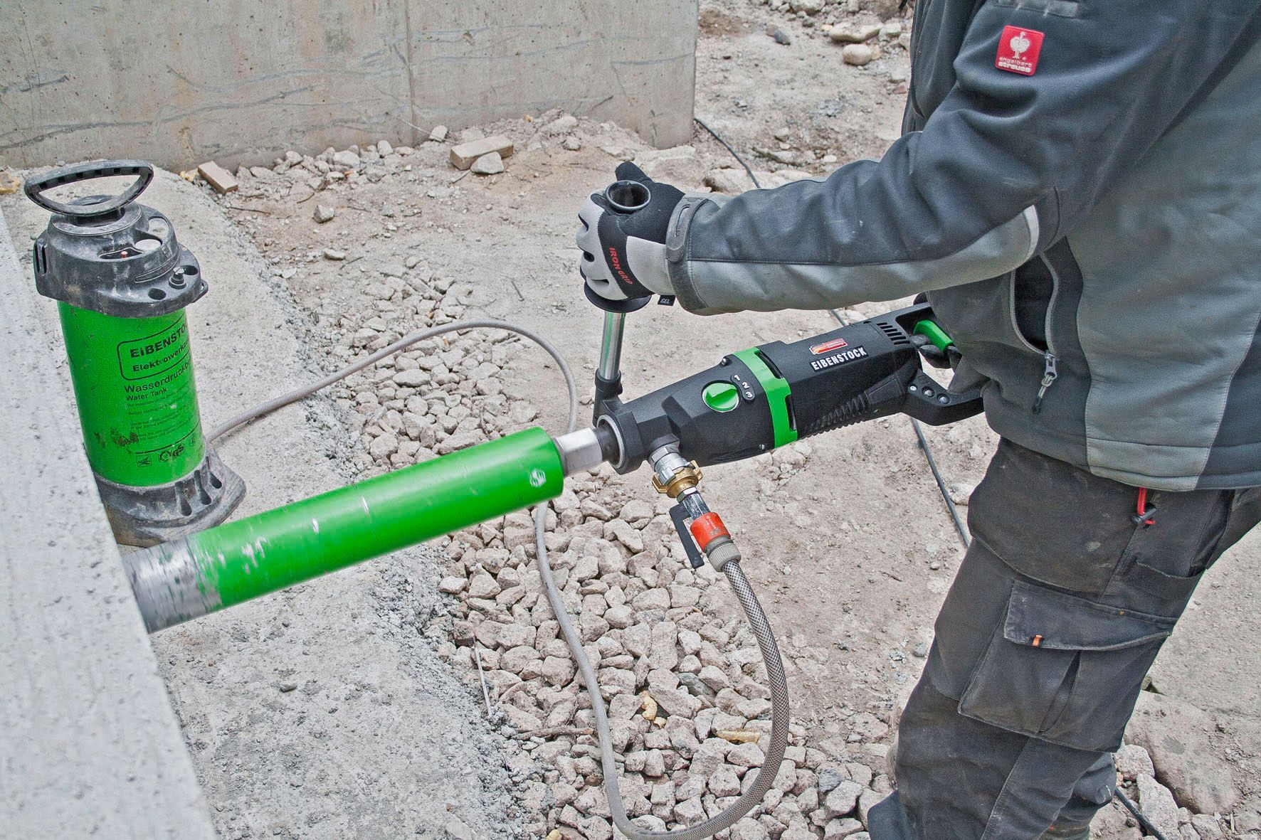 EIBENSTOCK Diamant-Nass-Trocken-Kernbohrmaschine ETN 162/3