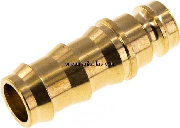 Temperierkupplungsstecker 13mm Zapfen, 12,7mm Push-Lok