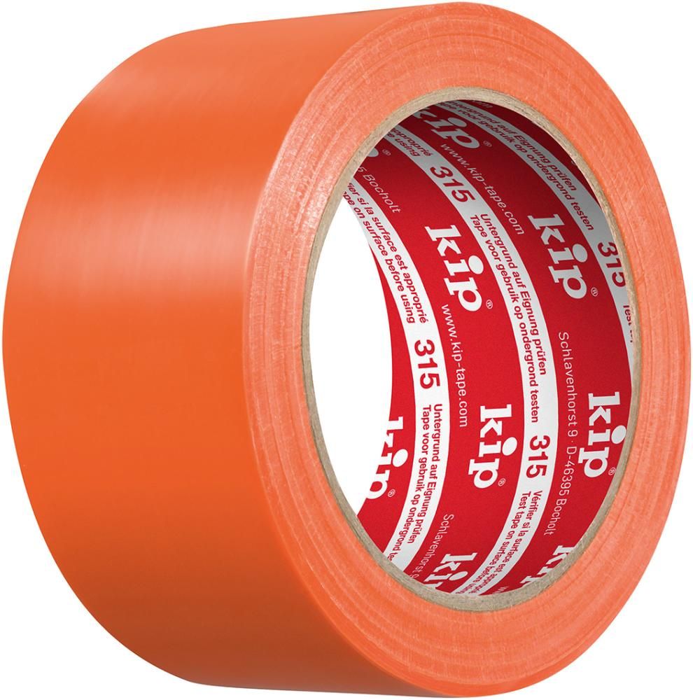 322 PVC-Schutzband glatt orange 30mmx33m