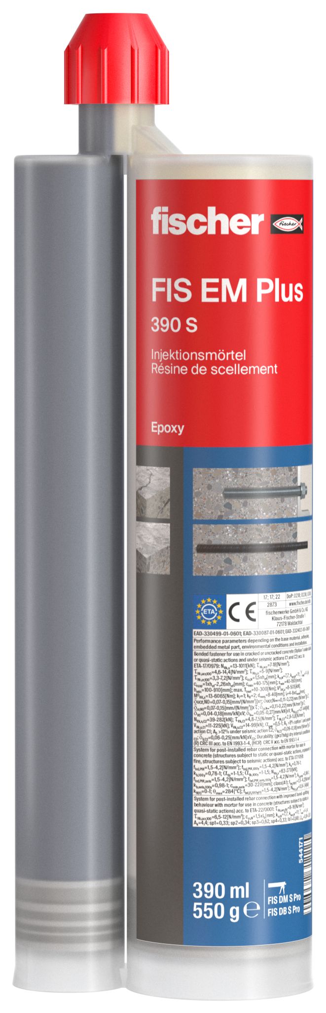 Fischer Epoxidharzmörtel FIS EM Plus 390 S