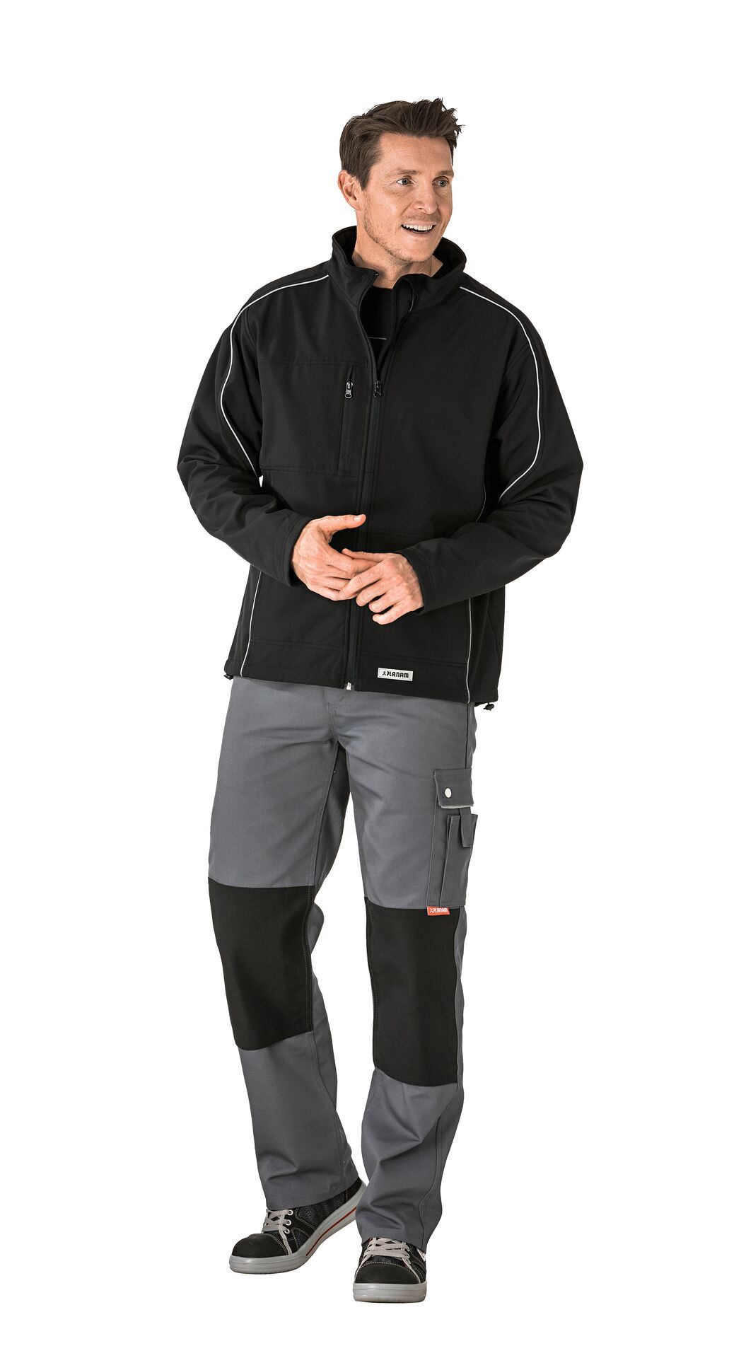 Planam Twilight Softshelljacke Outdoor schwarz Gr. XS