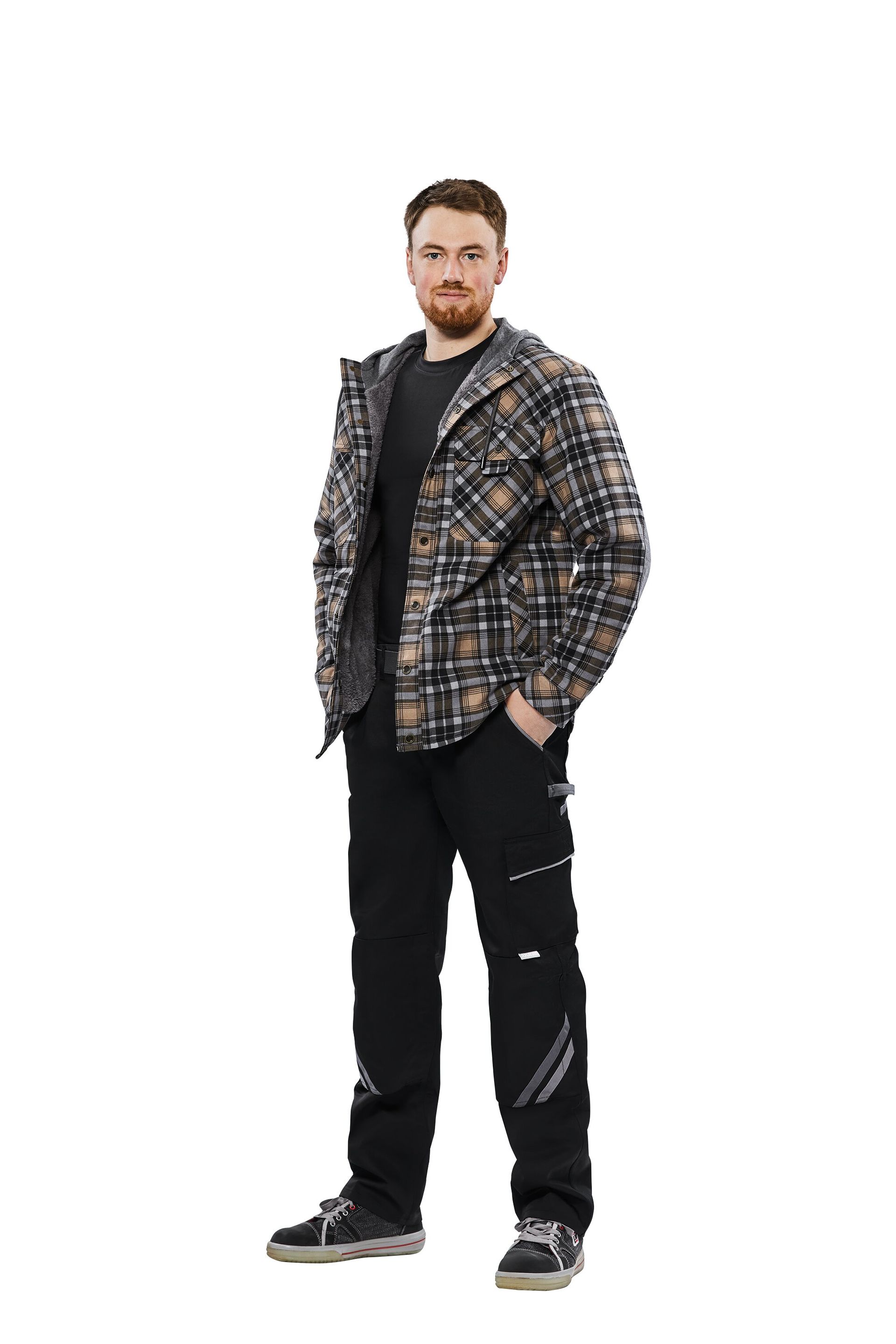 Planam Thermohemd Outdoor sand/zink Gr. XS