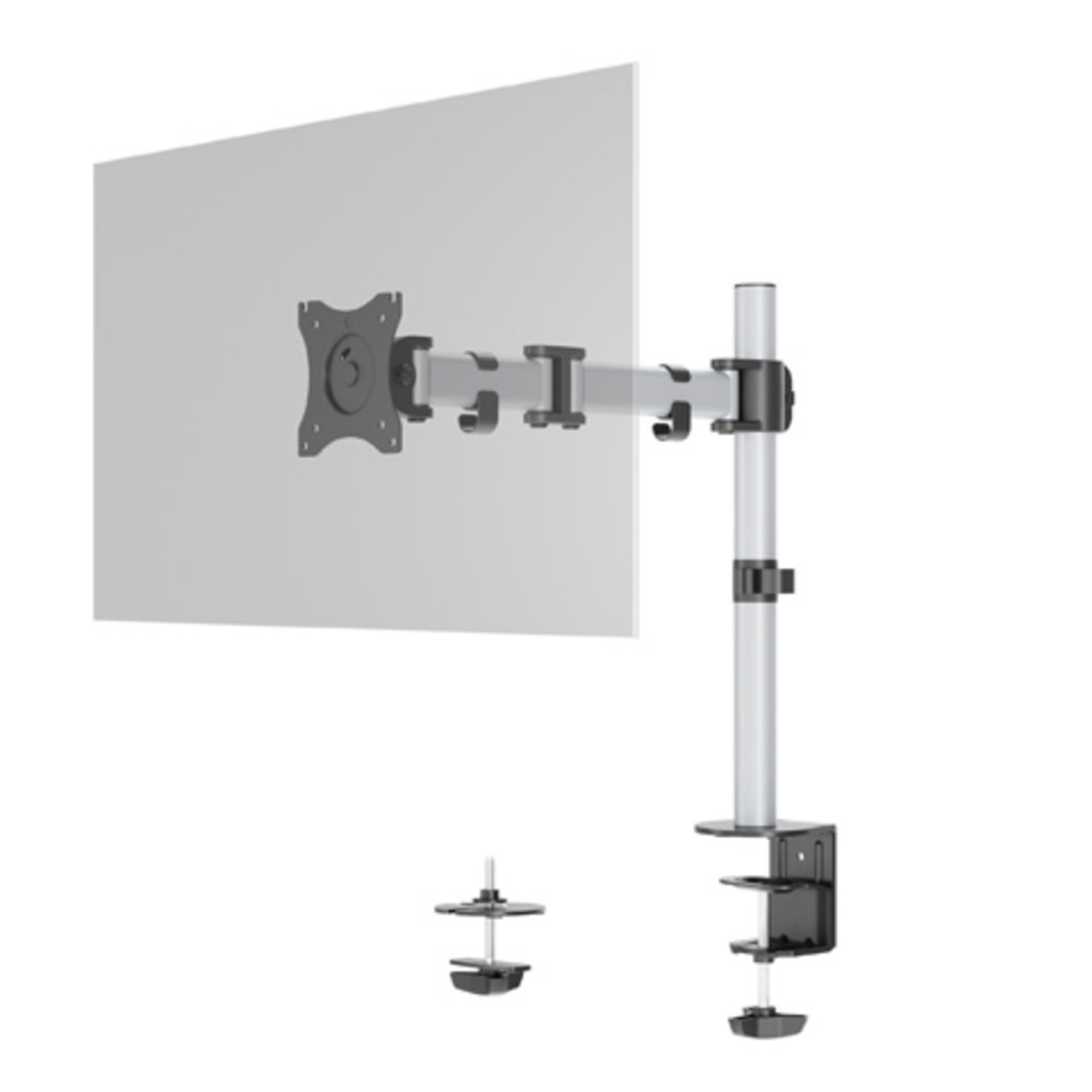 Monitor Halterung SELECT 1 Monitor bis 27" 8 kg Tischklemme