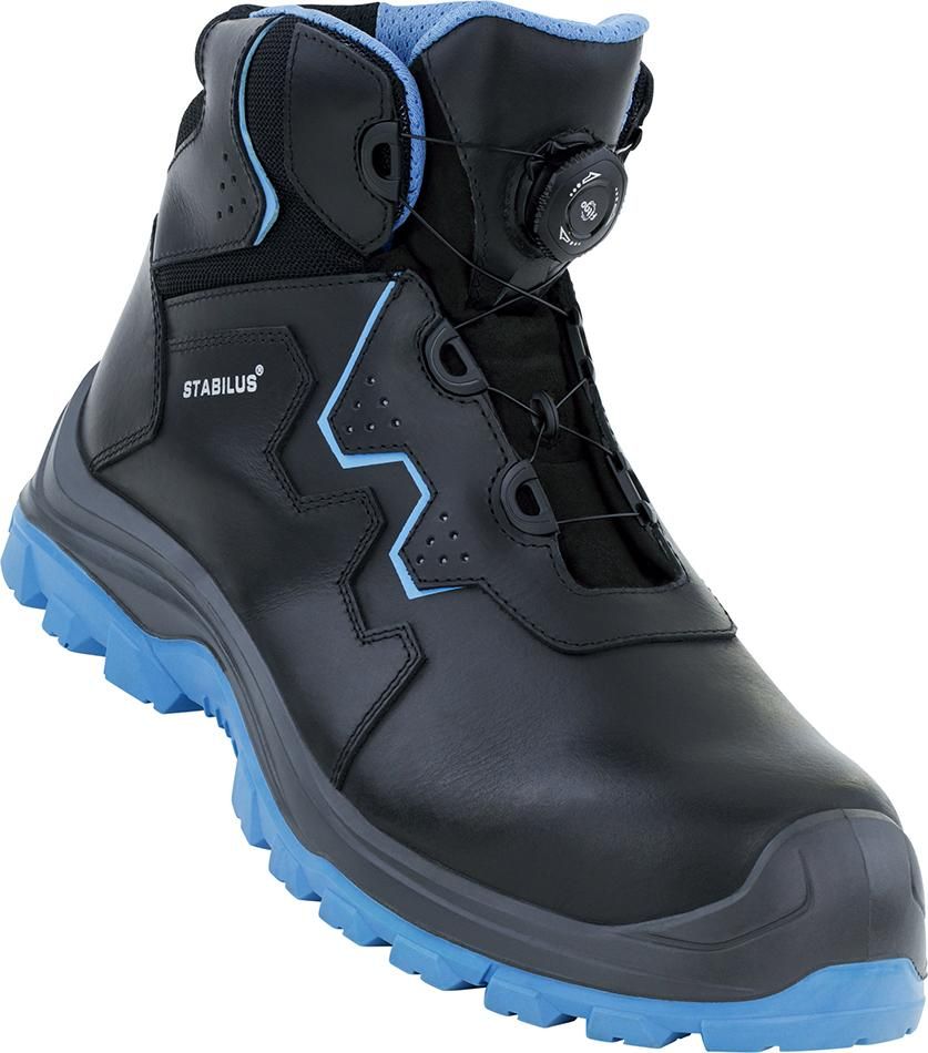 Schnürstiefel ALEX MID BLUE TWIST, S3s, Gr.37