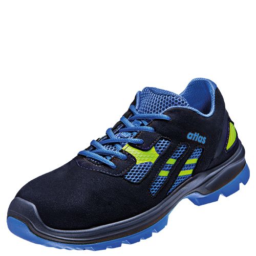 Atlas FLASH 2400 Sicherheitshalbschuh S1 ESD, Schwarz, Gr. 47, Weite 10